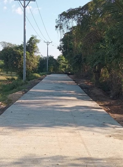 Re-building Road (Kyu Taw Wa Village, Pyaw Bwe Township, Mandalay Division)