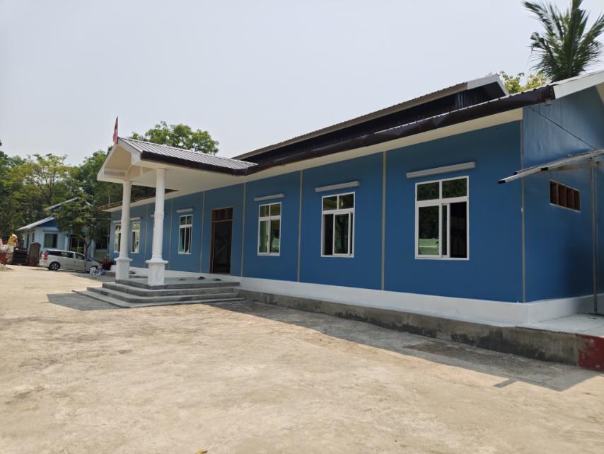 Re-building School (BinSuYat in BinSu Village, Kyaukse Township, Mandalay)